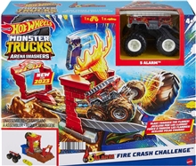 Hot Wheels Monster Trucks ARENA SMASHERS - 5 Alarm Fire Crash Challenge